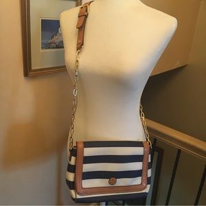 Tory Burch Kerrington Stripe Crossbody Bag